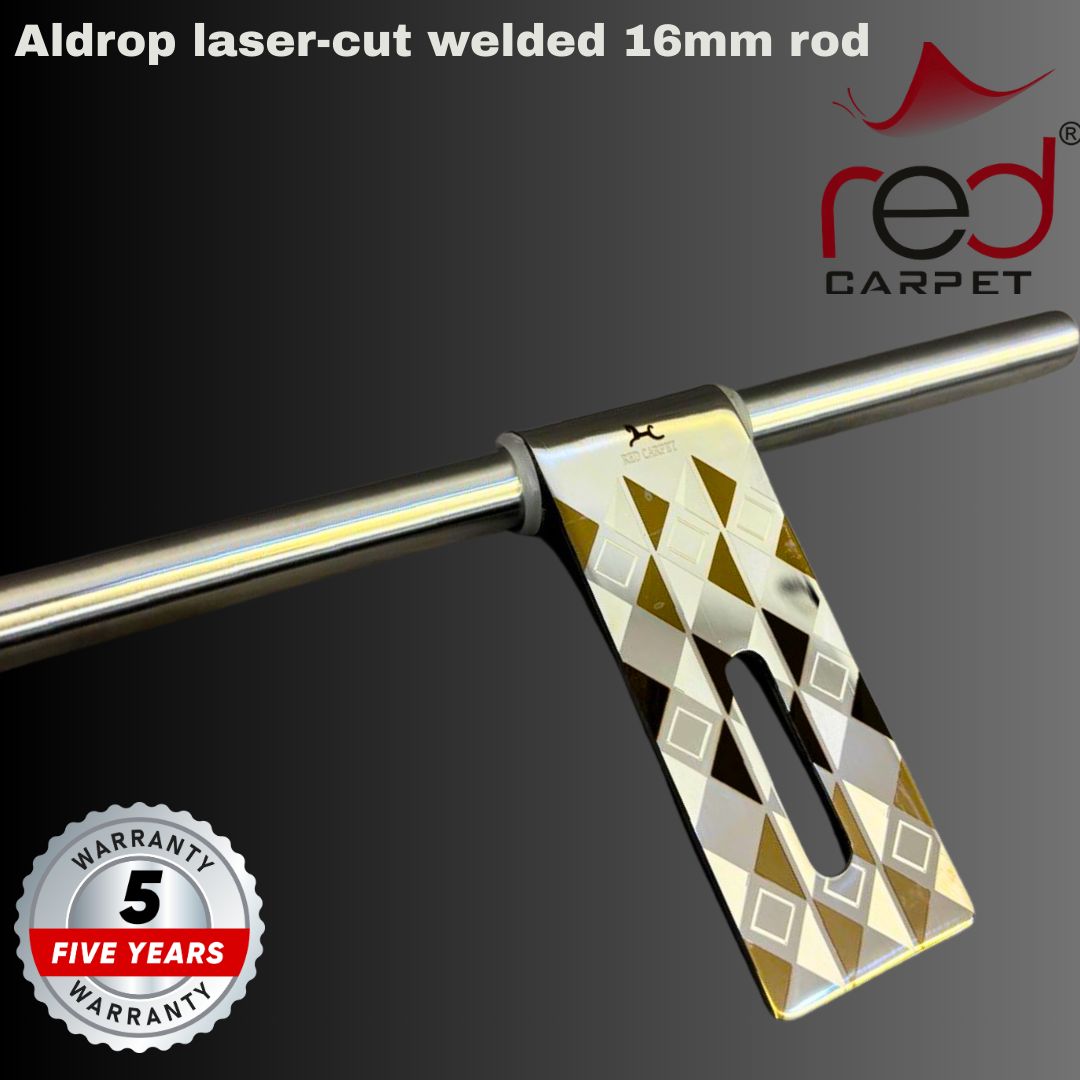 Aldrop gold Hexa 8" 16 mm rod