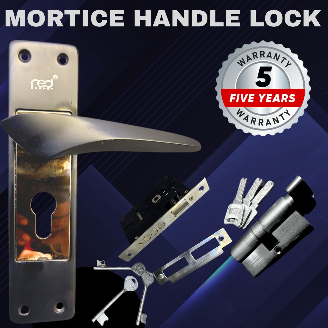 602 Closed– BLACK MORTICE HANDLE